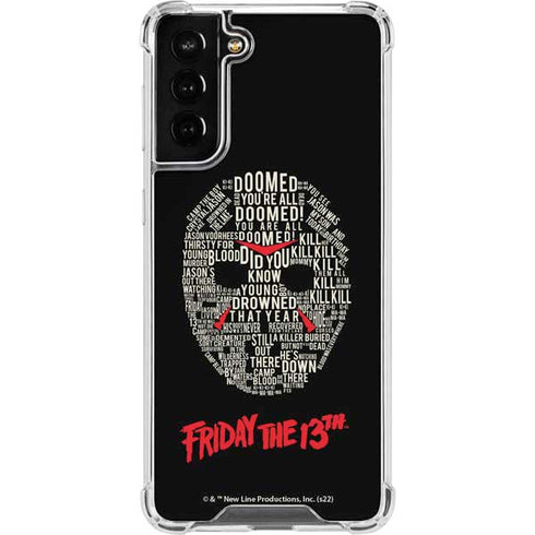 Warner Bros Friday the 13th Doomed Galaxy S22 Plus Clear Case