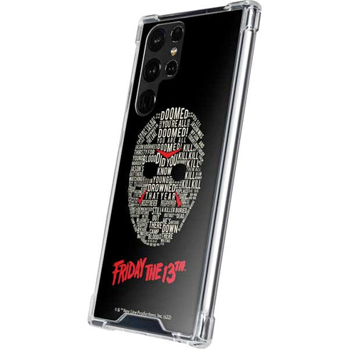 Warner Bros Friday the 13th Doomed Galaxy S22 Ultra Clear Case