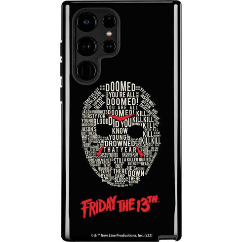 Warner Bros Friday the 13th Doomed Galaxy S22 Ultra Pro Case