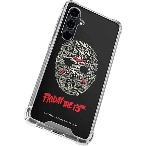 Warner Bros Friday the 13th Doomed Galaxy S23 FE Clear Case