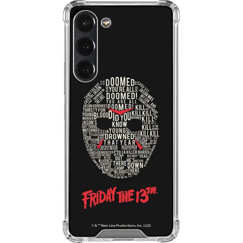 Warner Bros Friday the 13th Doomed Galaxy S23 Plus Clear Case
