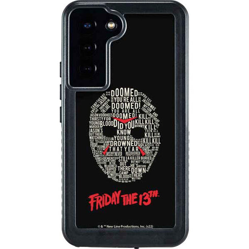 Warner Bros Friday the 13th Doomed Galaxy S23 Plus Waterproof Case