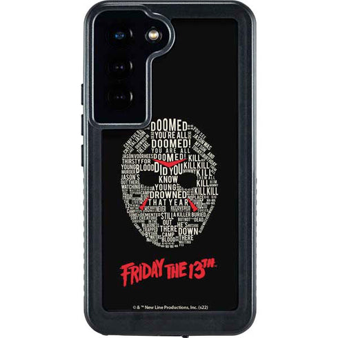 Warner Bros Friday the 13th Doomed Galaxy S23 Waterproof Case