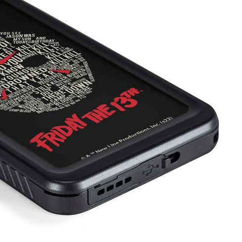 Warner Bros Friday the 13th Doomed Galaxy S23 Waterproof Case