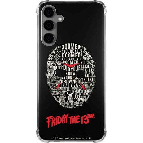 Warner Bros Friday the 13th Doomed Galaxy S24 Plus Clear Case