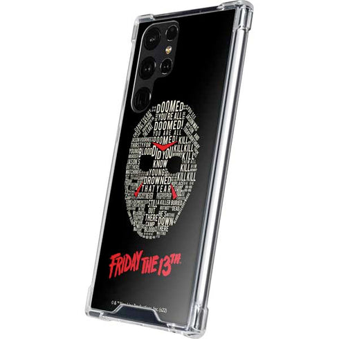 Warner Bros Friday the 13th Doomed Galaxy S24 Ultra Clear Case