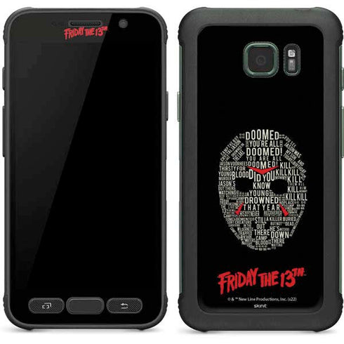 Warner Bros Friday the 13th Doomed Galaxy S7 Active Skin