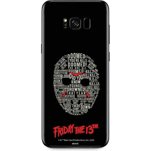 Warner Bros Friday the 13th Doomed Galaxy S8 Plus Skin