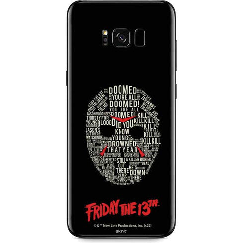 Warner Bros Friday the 13th Doomed Galaxy S8 Skin