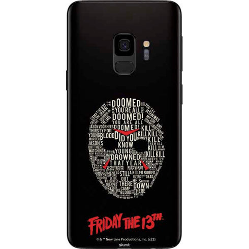 Warner Bros Friday the 13th Doomed Galaxy S9 Skin