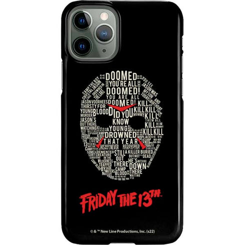Warner Bros Friday the 13th Doomed iPhone 11 Pro Lite Case