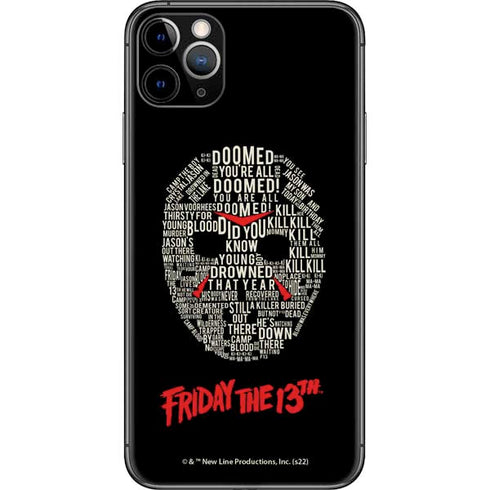 Warner Bros Friday the 13th Doomed iPhone 11 Pro Max Skin