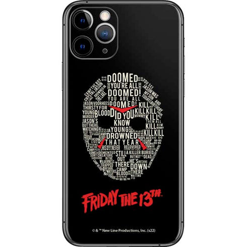 Warner Bros Friday the 13th Doomed iPhone 11 Pro Skin