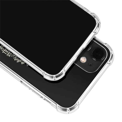 Warner Bros Friday the 13th Doomed iPhone 12 Mini Clear Case