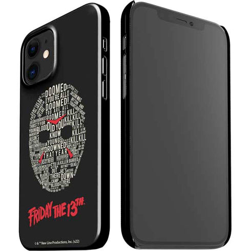 Warner Bros Friday the 13th Doomed iPhone 12 Mini Lite Case
