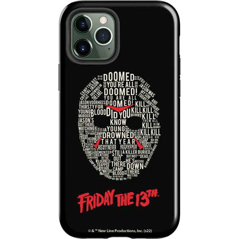 Warner Bros Friday the 13th Doomed iPhone 12 Pro Impact Case