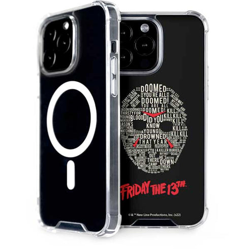 Warner Bros Friday the 13th Doomed iPhone 13 Pro Max MagSafe Case