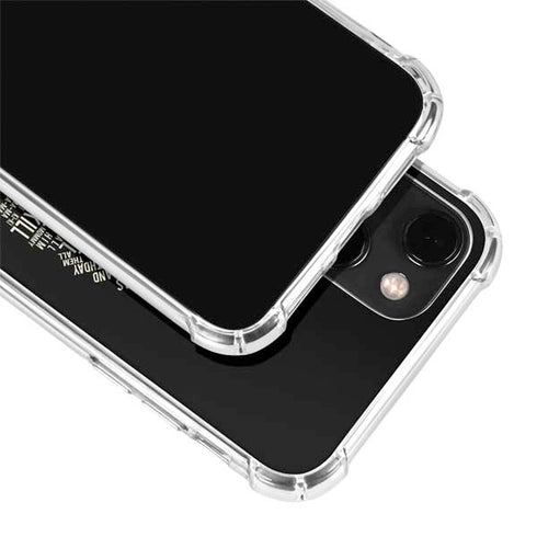 Warner Bros Friday the 13th Doomed iPhone 14 Plus Clear Case