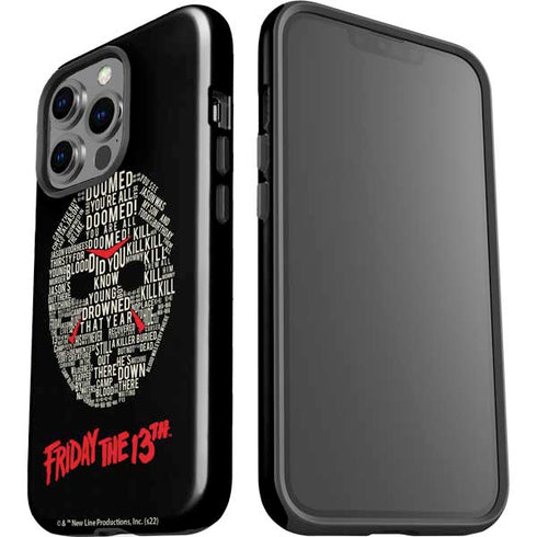 Warner Bros Friday the 13th Doomed iPhone 14 Pro Impact Case