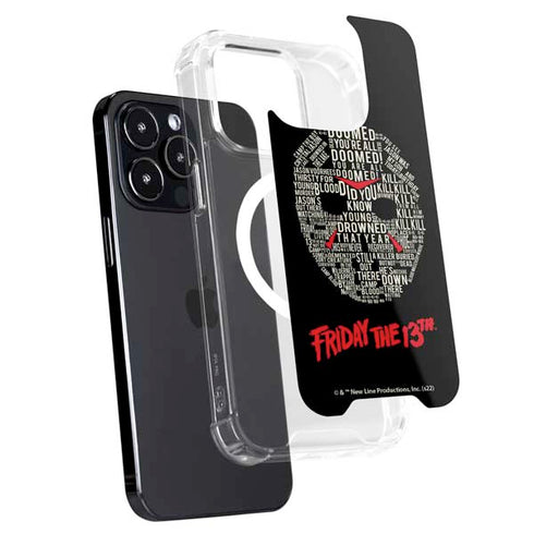 Warner Bros Friday the 13th Doomed iPhone 15 Pro MagSafe Case