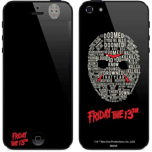 Warner Bros Friday the 13th Doomed iPhone 5/5s/5SE Skin