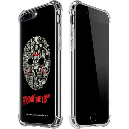 Warner Bros Friday the 13th Doomed iPhone 7/8 Plus Clear Case