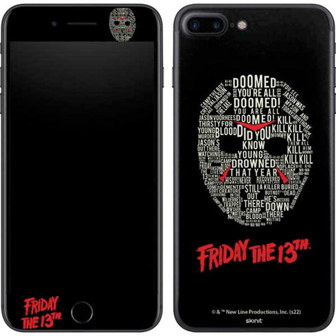 Warner Bros Friday the 13th Doomed iPhone 8 Plus Skin