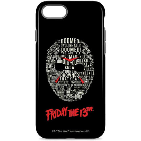 Warner Bros Friday the 13th Doomed iPhone 8 Pro Case
