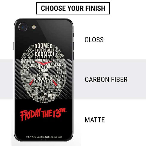 Warner Bros Friday the 13th Doomed iPhone SE (2nd & 3rd Gen) Skin