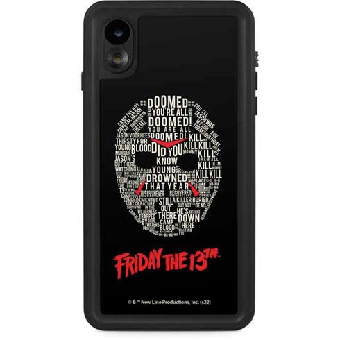 Warner Bros Friday the 13th Doomed iPhone XR Waterproof Case