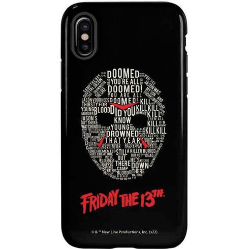 Warner Bros Friday the 13th Doomed iPhone XS Pro Case