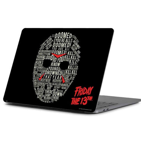 Warner Bros Friday the 13th Doomed Apple MacBook Pro 13-inch Skin