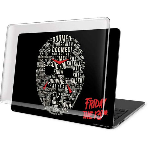 Warner Bros Friday the 13th Doomed MacBook Pro 15in (2016-19) Case plus Skin