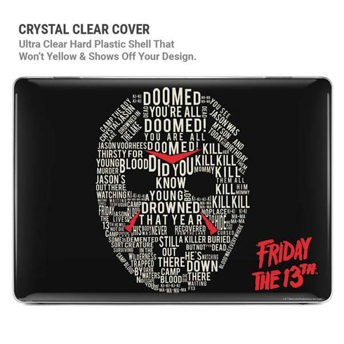 Warner Bros Friday the 13th Doomed MacBook Pro 16in (2021-25) Case plus Skin