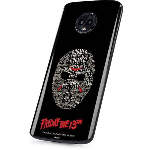 Warner Bros Friday the 13th Doomed Moto G6 Skin