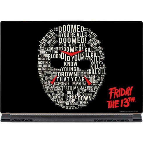 Warner Bros Friday the 13th Doomed MSI GS65 Stealth Laptop Skin