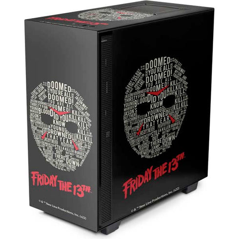Warner Bros Friday the 13th Doomed NZXT H510 Compact ATX Mid-Tower Case Skin