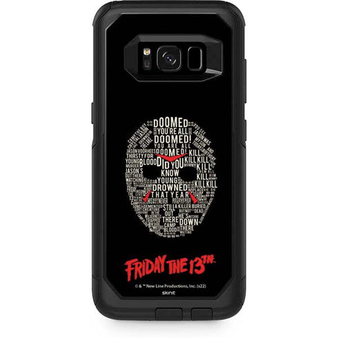 Warner Bros Friday the 13th Doomed Otterbox Commuter Galaxy Skin
