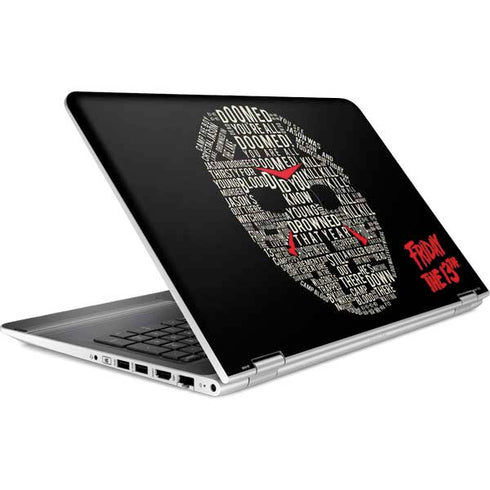Warner Bros Friday the 13th Doomed HP Pavilion Skin