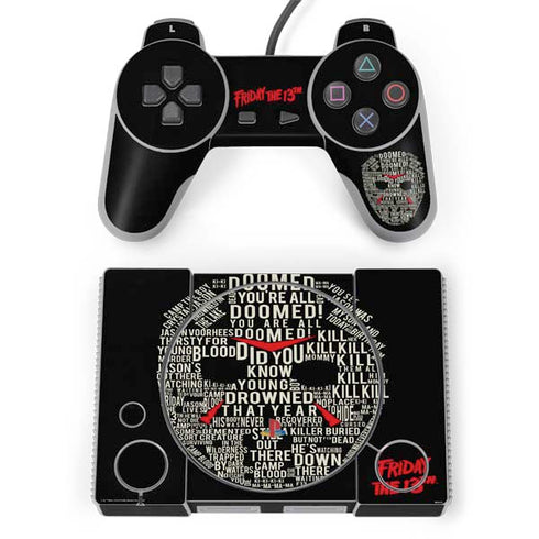 Warner Bros Friday the 13th Doomed PlayStation Classic Bundle Skin