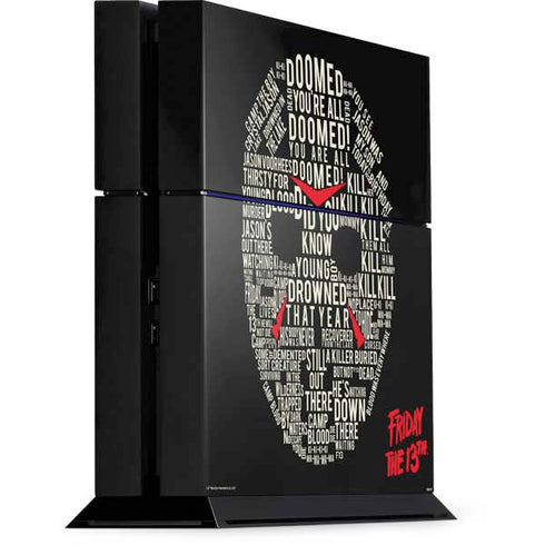 Warner Bros Friday the 13th Doomed PS4 Console Skin