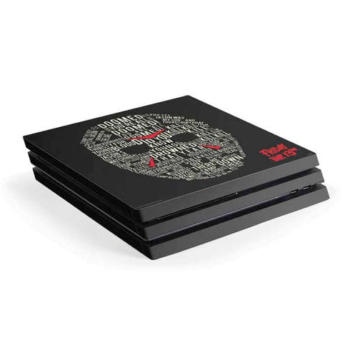 Warner Bros Friday the 13th Doomed PS4 Pro Console Skin