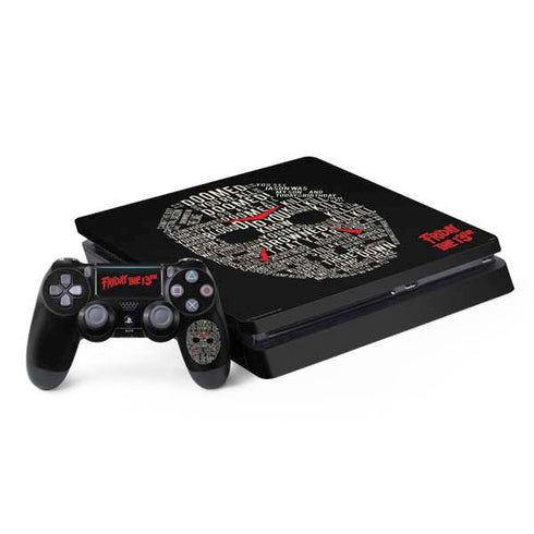 Warner Bros Friday the 13th Doomed PS4 Slim Bundle Skin