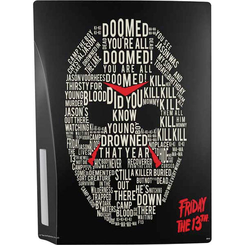Warner Bros Friday the 13th Doomed PS5 Console Skin
