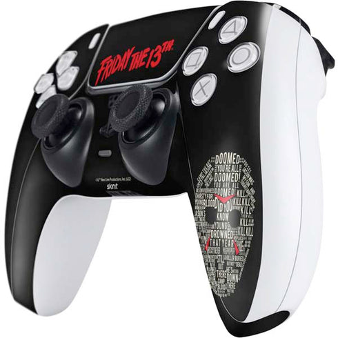 Warner Bros Friday the 13th Doomed PS5 Controller Skin