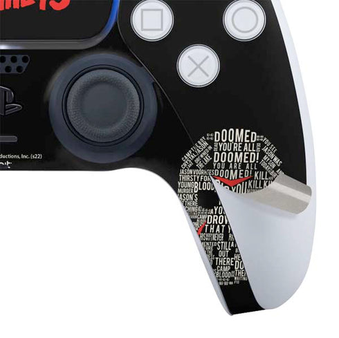 Warner Bros Friday the 13th Doomed PS5 Controller Skin
