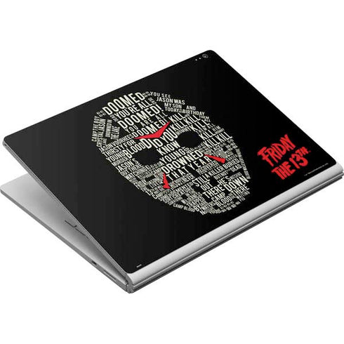 Warner Bros Friday the 13th Doomed Surface Book Skin