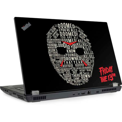 Warner Bros Friday the 13th Doomed Lenovo ThinkPad Skin