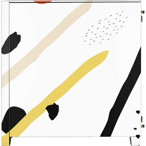 Dots and Dashes Corsair 4000D Tempered Glass Mid-Tower ATX Case Skin