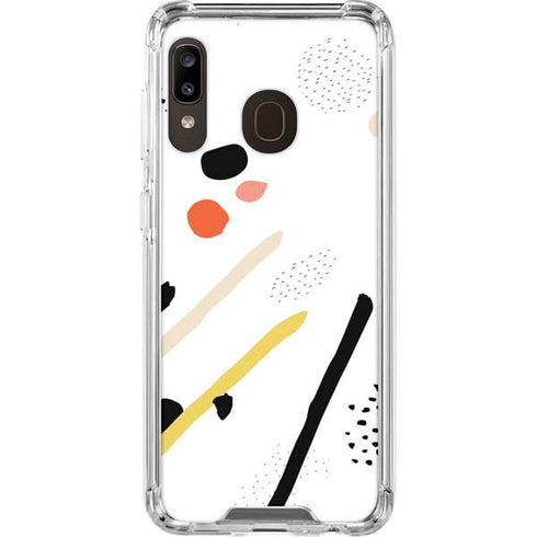 Dots and Dashes Galaxy A30 Clear Case